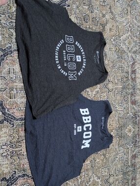Two women's BBCOM crop  tanks